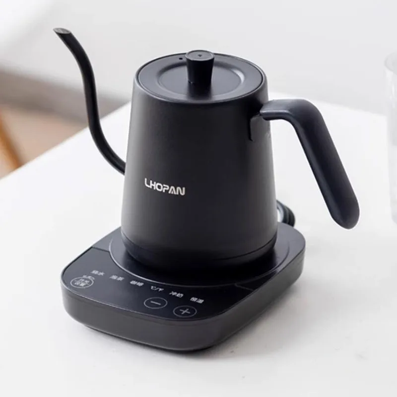 지능형 온도 제어 냄비, 가정용 미세 입 손 세척 커피 포트, 전기 물 냄비, 급속 가열 주전자, 800ml