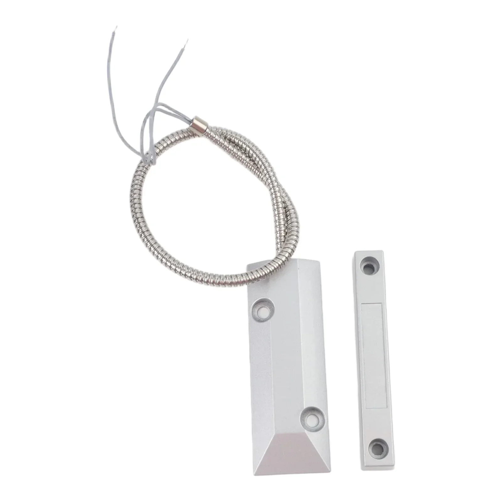 Garage Sensor Door with Wired Reed Contact Switch for Normally Open and Closed Normally Circuit Security Monitoring Applications