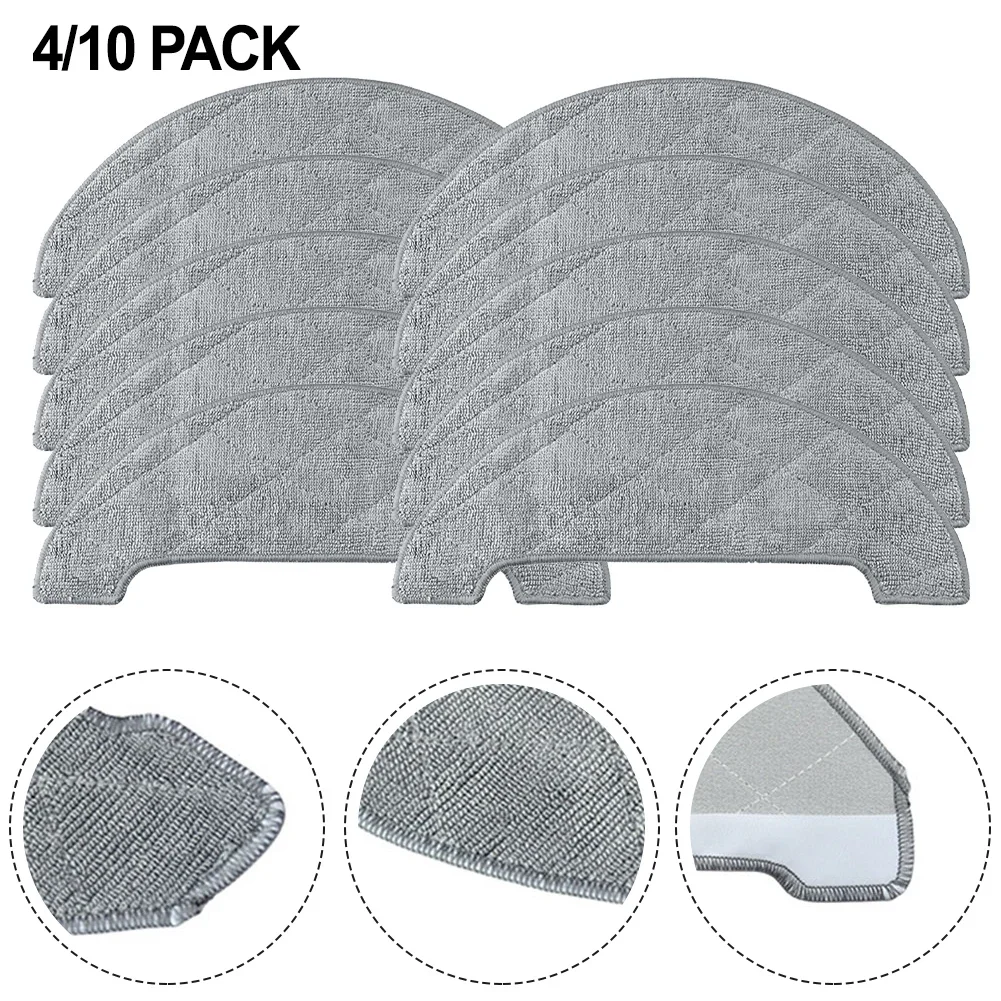 

Washable Mop Cloth Replacement For ABIR K30 Robot Vacuum Parts Reusable Microfiber Mop Pads for Robot Cleaner 4 or 10 Pack