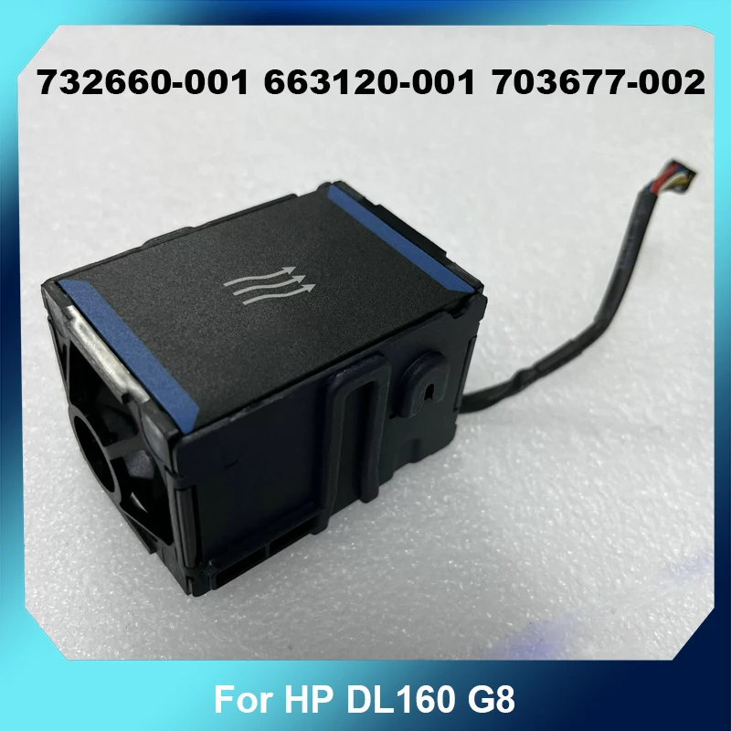 Novo Ventilador Original para HP DL160 G8 732660-001 663120-001 703677-002 GFM0412SS Ventilador de Resfriamento Testado de Alta Qualidade
