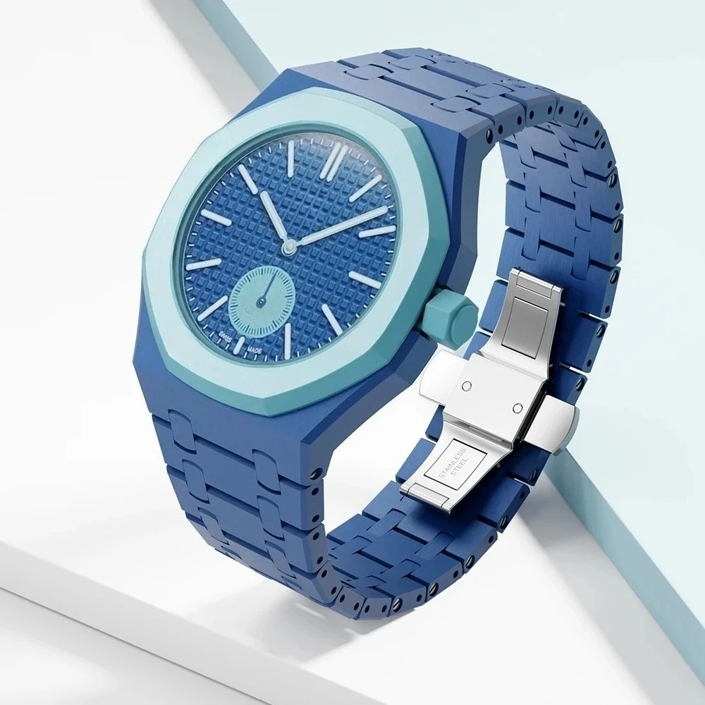 Pre-Sale Ceramic Modification Kit For Swatch x AP Royal POP Biomaterials Watch Case Strap Pocket Changer To Wristwatch