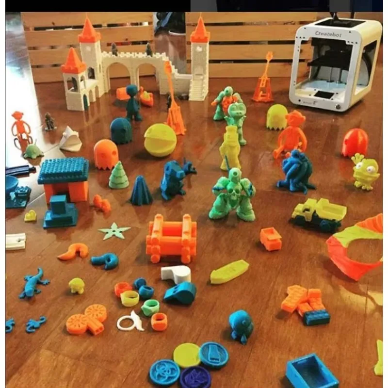 Super Mini Kids 3D Printer Metal Case Assembled Portable Auto Leveling