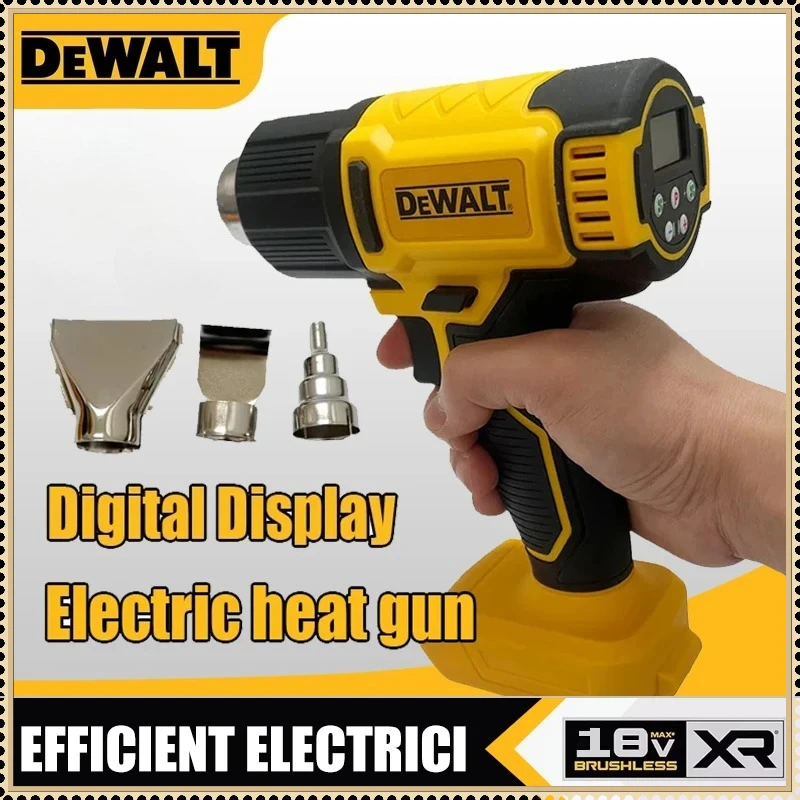 

DEWALT For 18V/20V Battery Cordless Heat Gun Tool Only Shrink wrapping Industrial electric hot air gun Thermal blower Tool