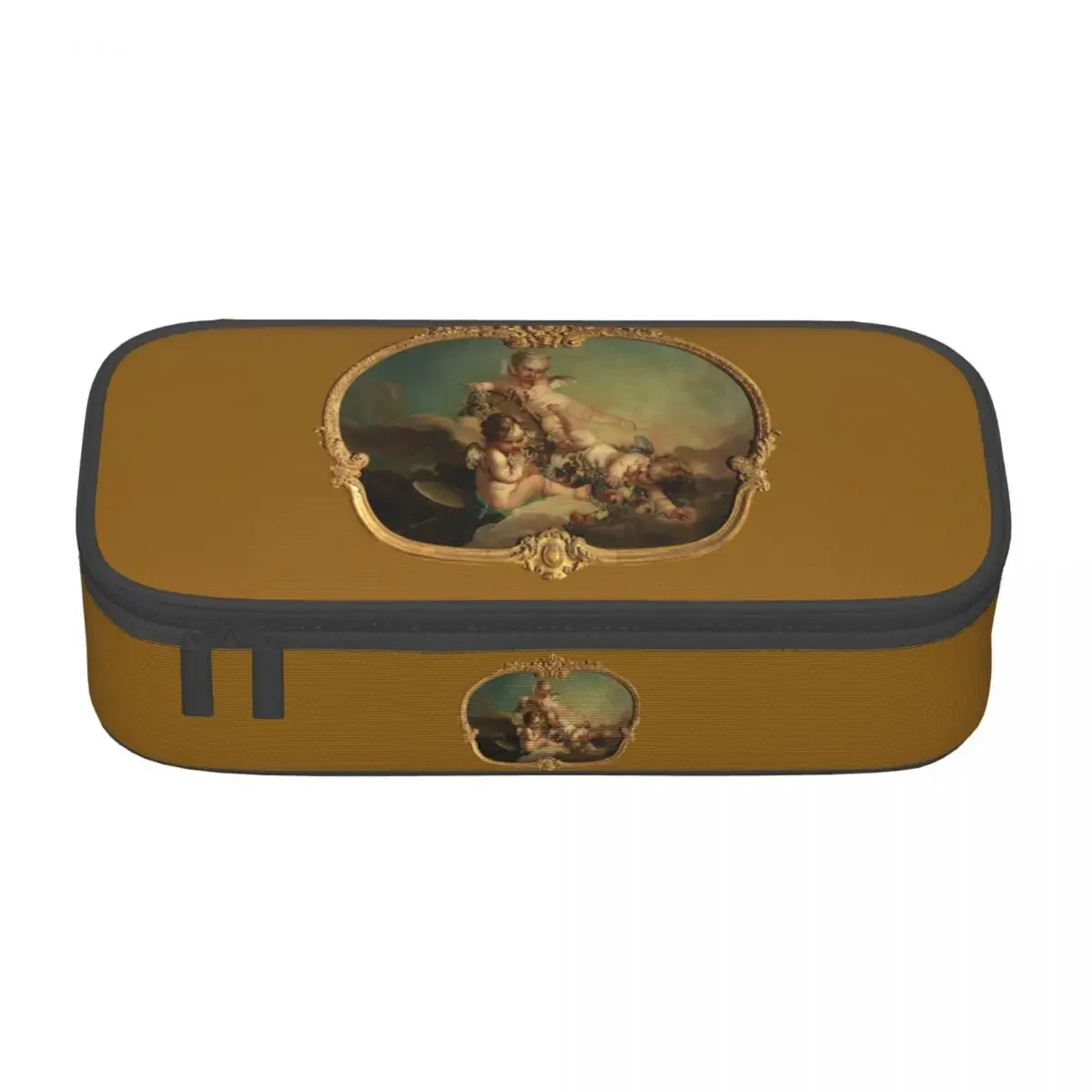 Customized Allegory Of Autumn Pencil Cases for Girl Boy Large Capacity Boucher Rococo Renaissance Pen Box Bag School Supplies