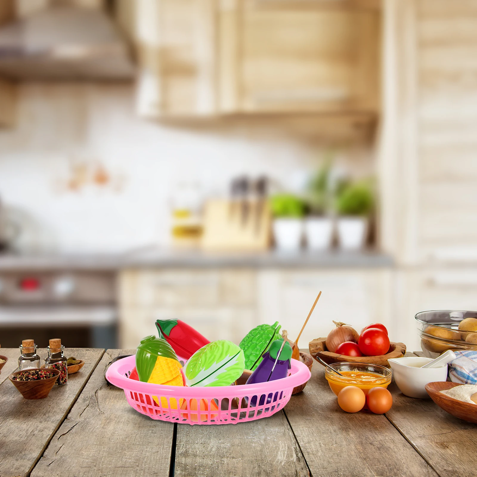 Conjunto de legumes cortados para crianças, brinquedos de corte, bolo educacional, simulação de cozinha