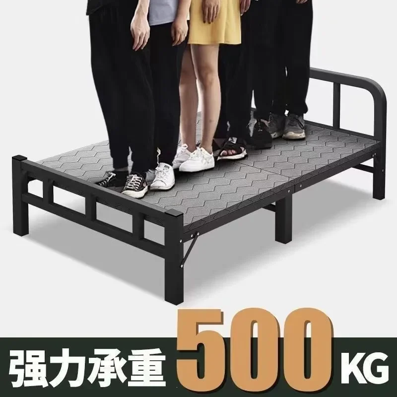 Portable Folding Bed Simple Camp Bed for Office Lunch Break Rental Home Economical Travel Cot