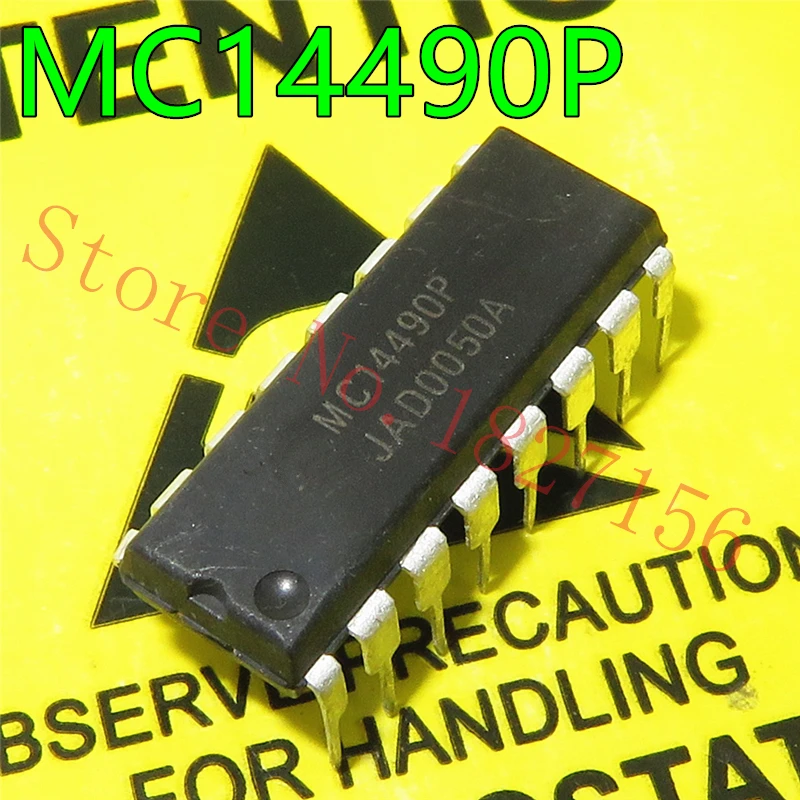 1pcs/lot MC14490P MC14490 14490 P 14490 DIP16   Hex Contact Bounce Eliminator