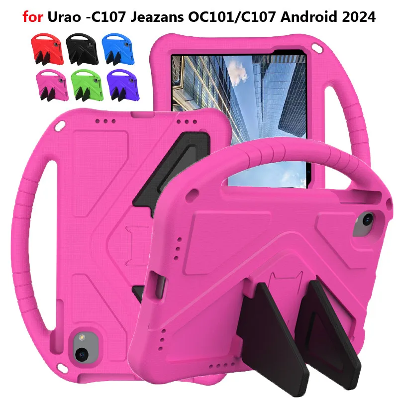 

Защитный чехол для планшета Urao C107 10,1 дюйма 2024 Jeazans OC101/C107, Android, портативный противоударный защитный чехол-подставка из ЭВА