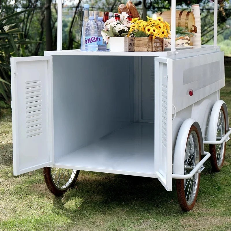 Internet Celebrity Multi-Function Stall Mobile Outdoor Sal Dining Car Commercial Square Promotion Sna
