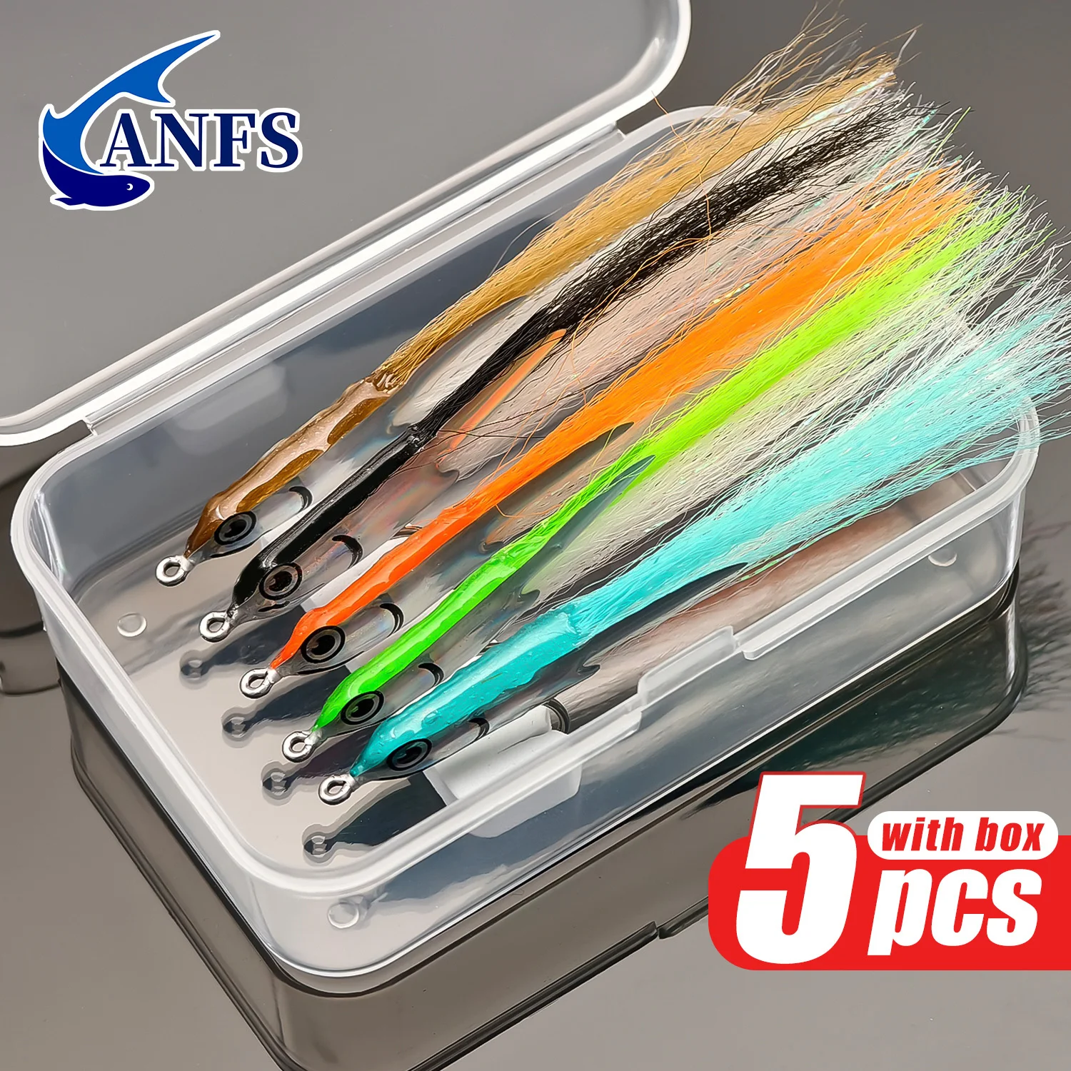 ANFS Nowe 5 szt. Muchy Surf Ca – Surf Fishing Equipment recenzja i cena