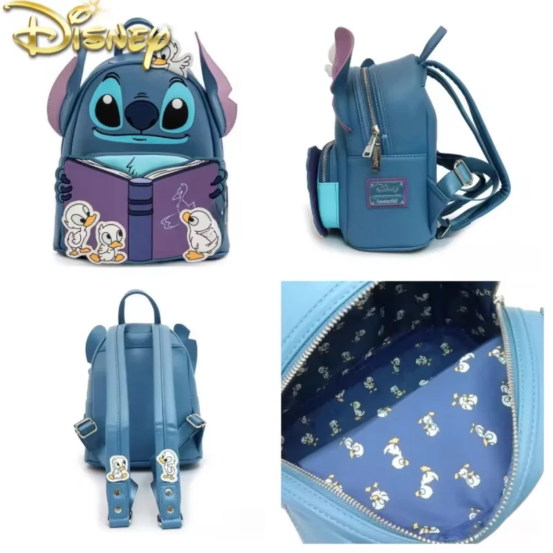 

Hot Sale Loungefly Lilo & Stitch Story Time Mini Backpack Large Capacity Cute Cartoon Children Backpack Student Backpack Gift