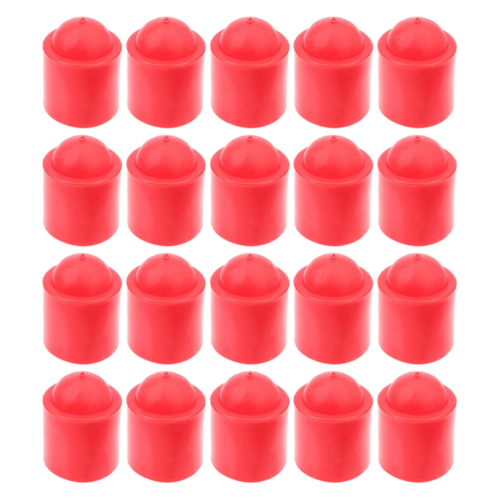 

50pcs Pool Cue End Protecting Cover Billiard Rod End Protector Shockproof Rubber Cover For Billiard Cue Tips Snooker Pool Parts