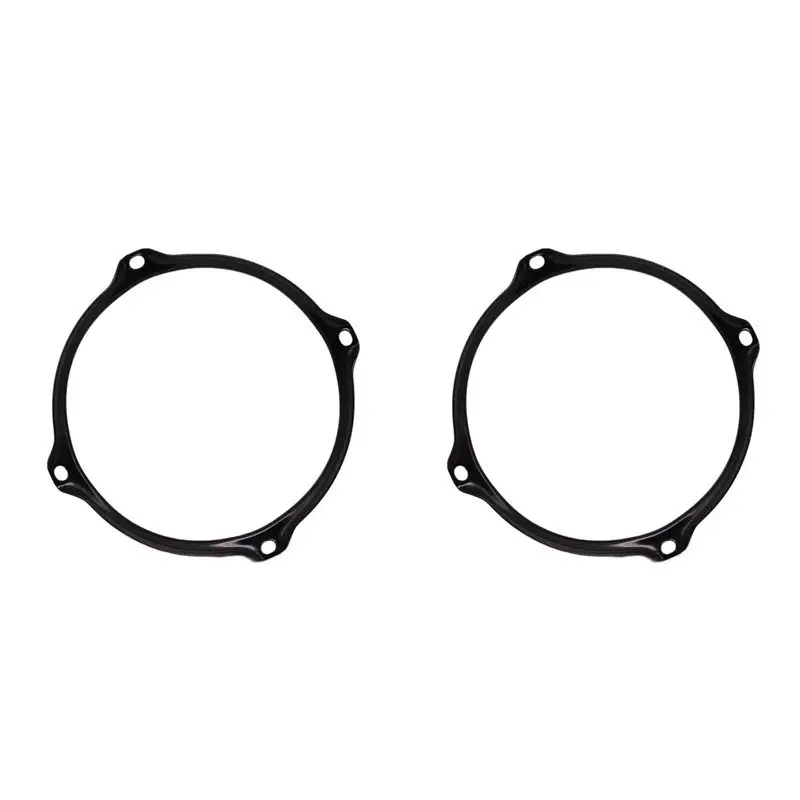 HOTB72A 2X Drum Rim Alloy 6Inch 4 Hole Drum Rim Snare Hoop Drum Hoop For 6Inch Snare Drum Percussion Instrument Parts Black