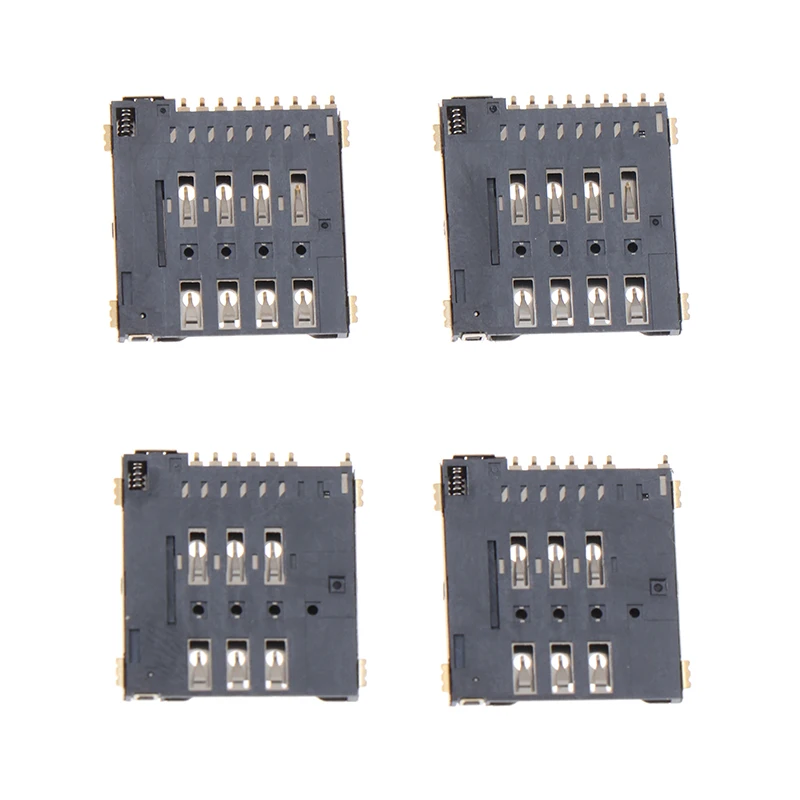 2Pcs MUP-C792 Micro ซิมการ์ด Connector แพทช์ Self-เจาะ6 + 1P/8 + 1P sim ช่องเสียบบัตรซ็อกเก็ต
