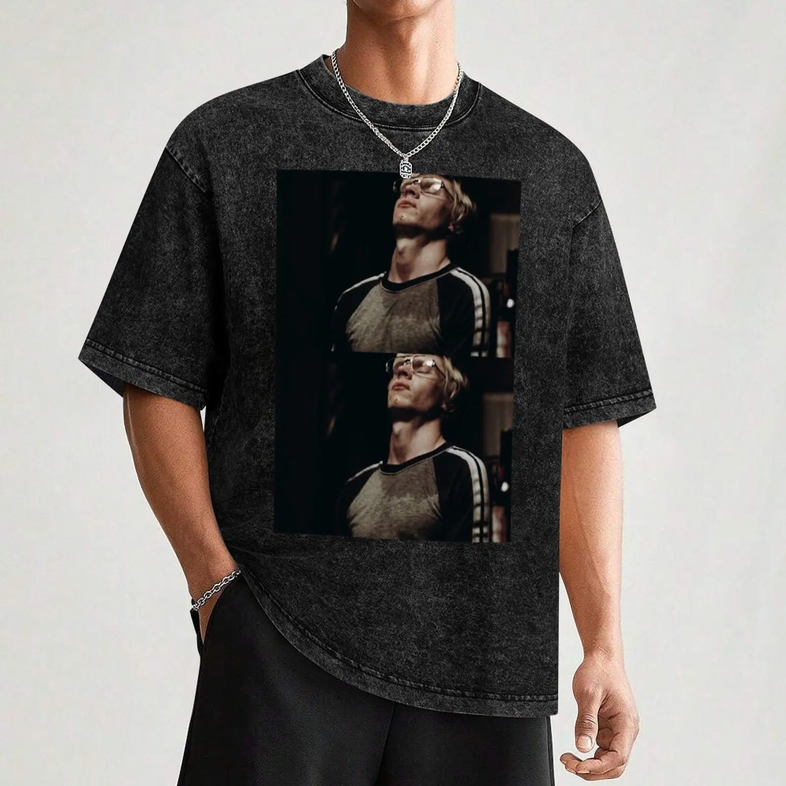 جيفري دامر تي شيرت تي شيرت رجل جرافيك قمصان الملابس الجمالية عيد الحب بوتيك الملابس مضحك تي شيرت للرجال