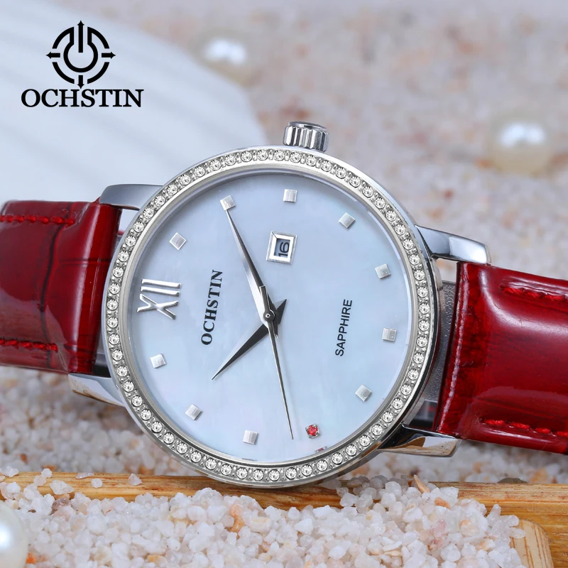 OCHSTIN2024 new fashion trend urban beauty series automatic quartz movement waterproof wristwatch ladies quartz watch
