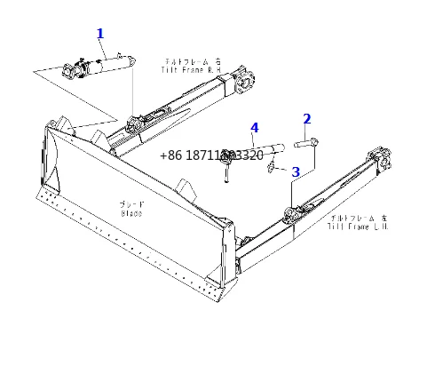 D85EX-15 Brace 154-81-00054