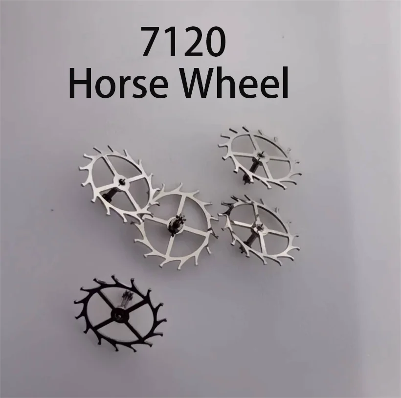 Watch Parts Movements Loose Parts Machinery Watch Accessories Machinery Suitable For Domestic 7120 Horse Wheel escapement Wheel