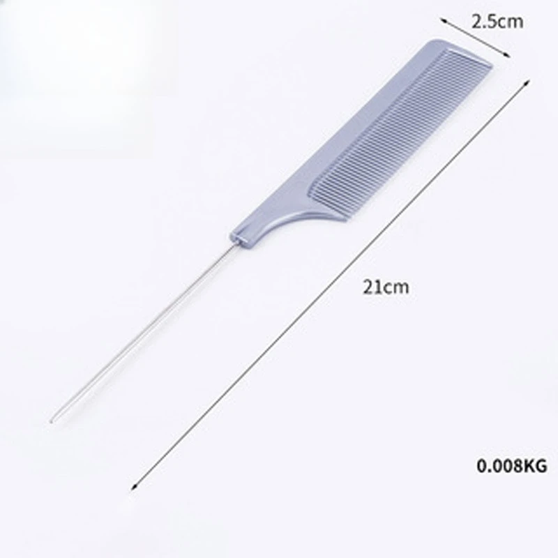 

Модная стальная игла с мелкими зубьями, металлическая игла, стальная игла, инструменты для укладки волос, косметические инструменты, аксессуары для парикмахерской