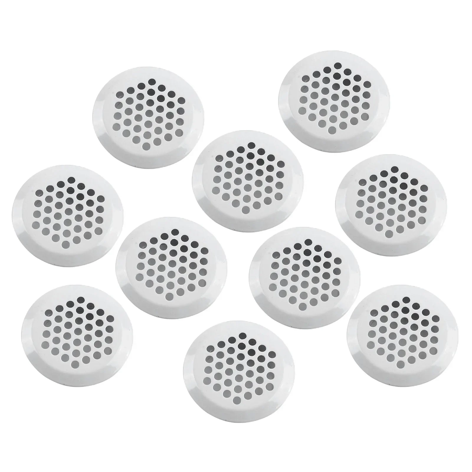 

Bevel Round Mesh Holes Metal Cabinet Cupboard Cabinet Cupboard Ducting Ventilation Home PCS Round Air Vent Modern Touch