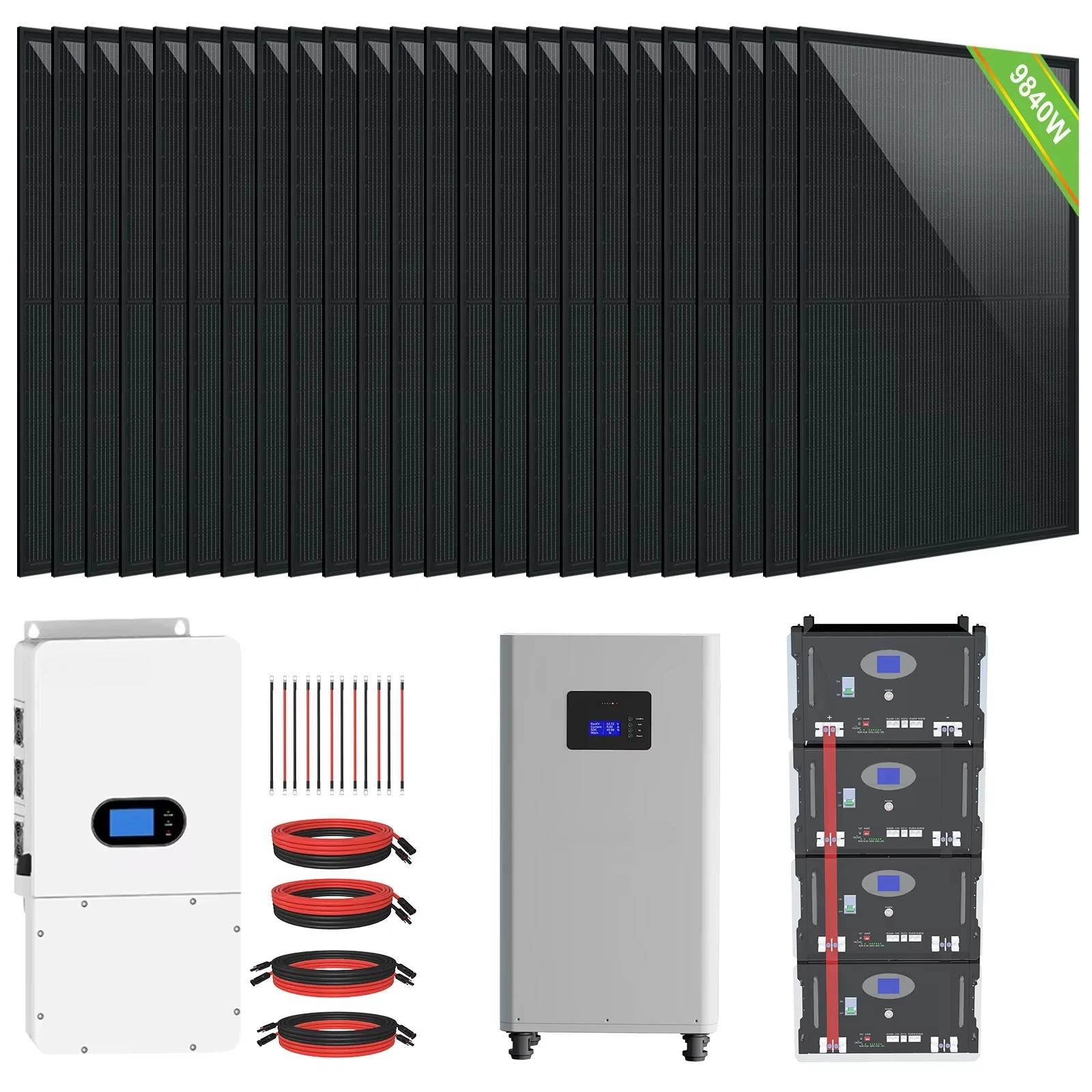 

Hybrid Off-Grid 3kW 30kW Solar Panel System Kit MPPT Controller Home Solar Photovoltaic Power Energy Storage Solution 25kW Solar