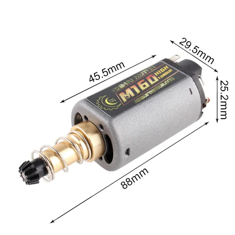 Imagem -03 - Velocidade Alto Torque Brinquedo Substituível Escova de Carbono Motor Ferro de Neodímio Boro 11.1v3100 0rpm 11.1v25000rpm 480wa-m160 de Alta