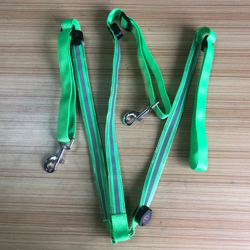 حزام صدر حصان مضيء بإضاءة LED، ديكور ركوب الفروسية وإكسسوارات الرسن #3