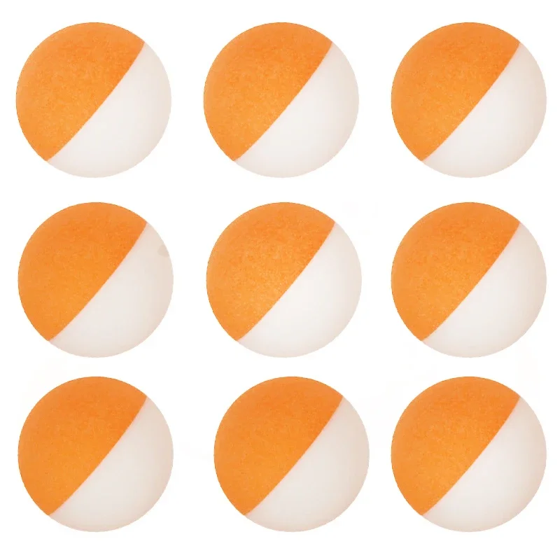 100pcs Two-Tone High Elastic Wear Resistant Table Tennis Balls, Durable Ping Pong Balls for Match Training Student Practice
