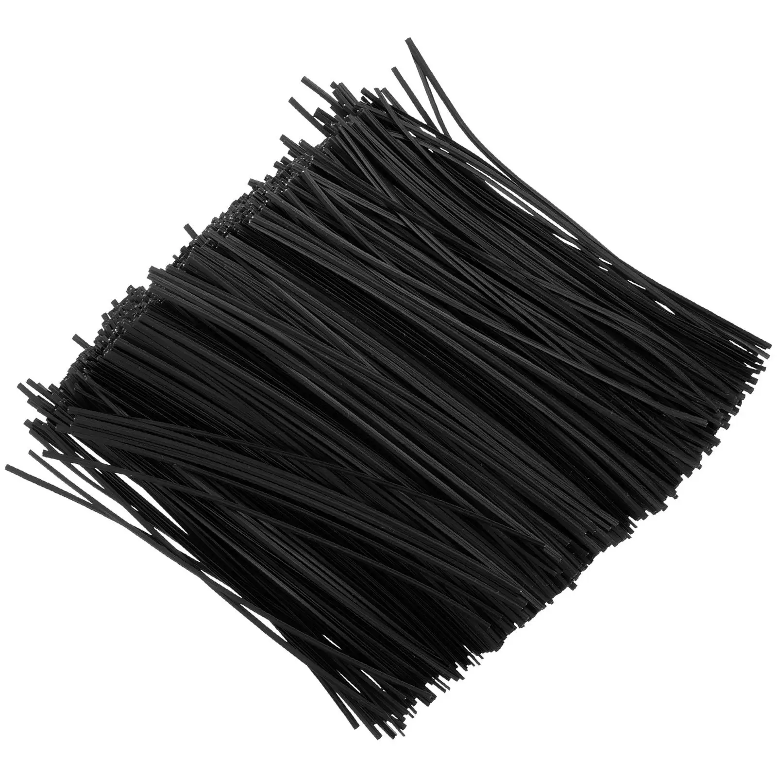 1000Pcs Cable Wire Ties Plastic Coated Iron Flexible Organizer Ties for Data Cord Management Home Office Use Cord Tie Kit