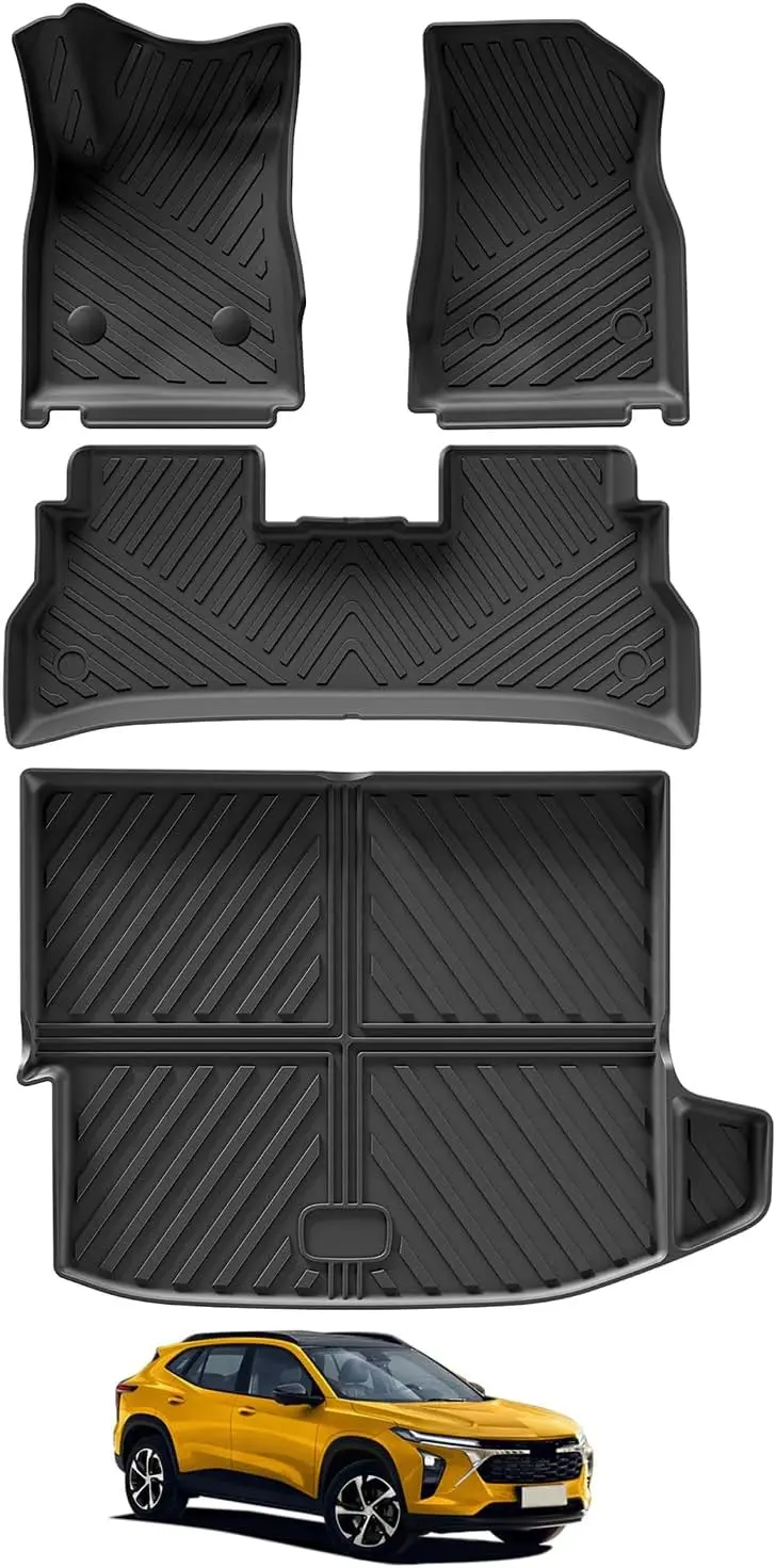 

Всепогодные коврики из TPE и защита багажника для Chevrolet Trax 2024-2026, полный комплект усиленных автомобильных аксессуаров