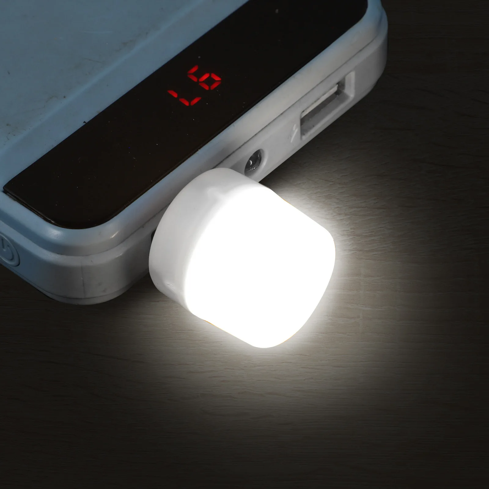 

10 Pcs Portable LED Night Light Usb Ambient Lighting Car Interior Mini Lamp Lamps