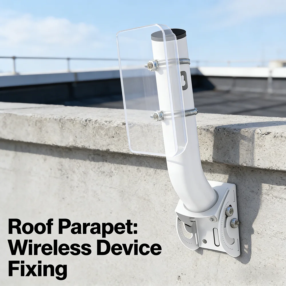 Wireless Bracket Mount,Mounted Mount for Outdoor AP Access Point Client Bridge CPE,Antenna Mounting Pole Bracket(3-Pack)