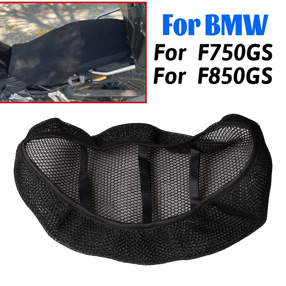 

For BMW F850GS F 850 GS F750GS F 750 GS F850 Motorcycle Accessories Seat Cushion Cover Mesh Breathable Grid Case Pad Insulation
