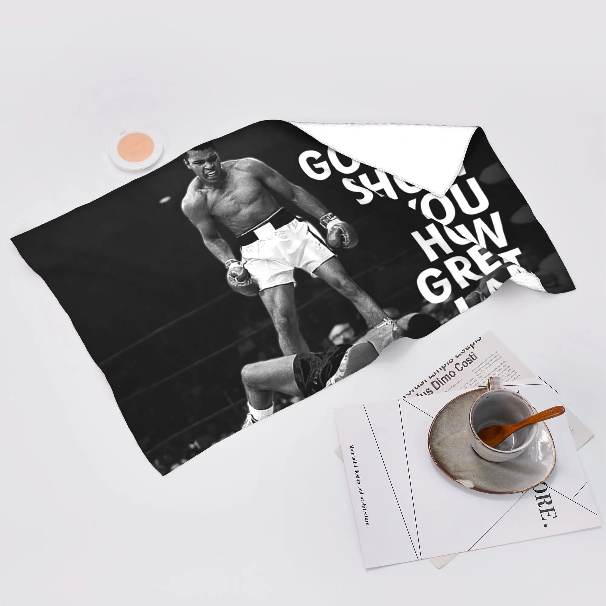Custom I'm Gonna Show You How Great I Am Soft Face Towel Quick Dry Pool Bath Cotton Towels Breathable