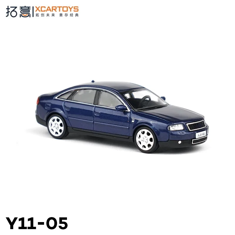 Xcartoys 1:64 second generation A6 Dark Blue Diecast Model Car