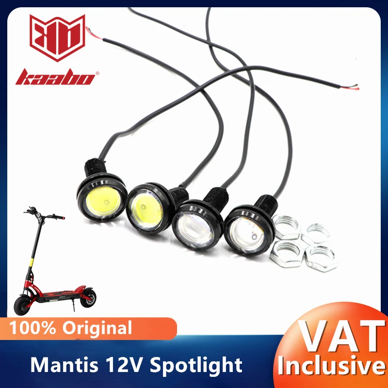 Kaabo 12V LED Spotlight New Version Mantis 8 Mantis10 Electric Scooter 12V LED Front Light Brakelight Update Version Accessories