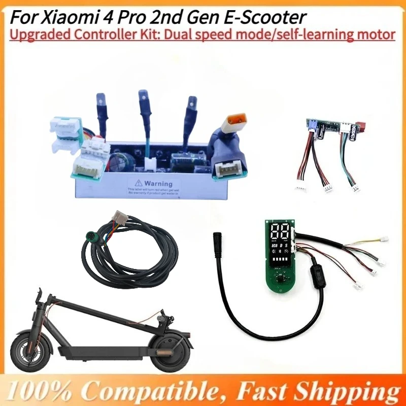 Image of Verbessertes 55 km/h E-Scooter-Controller-Kit für Xiaomi 4 Pro (2. Generation) mit Geschwindigkeitsfreischaltung, selbstlernendem Motor-Motherboard-Ersatz