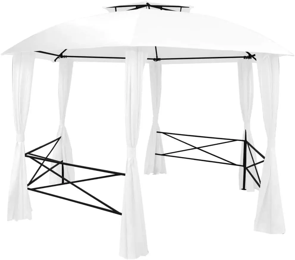 White Party Marquee with Curtains, 141.7