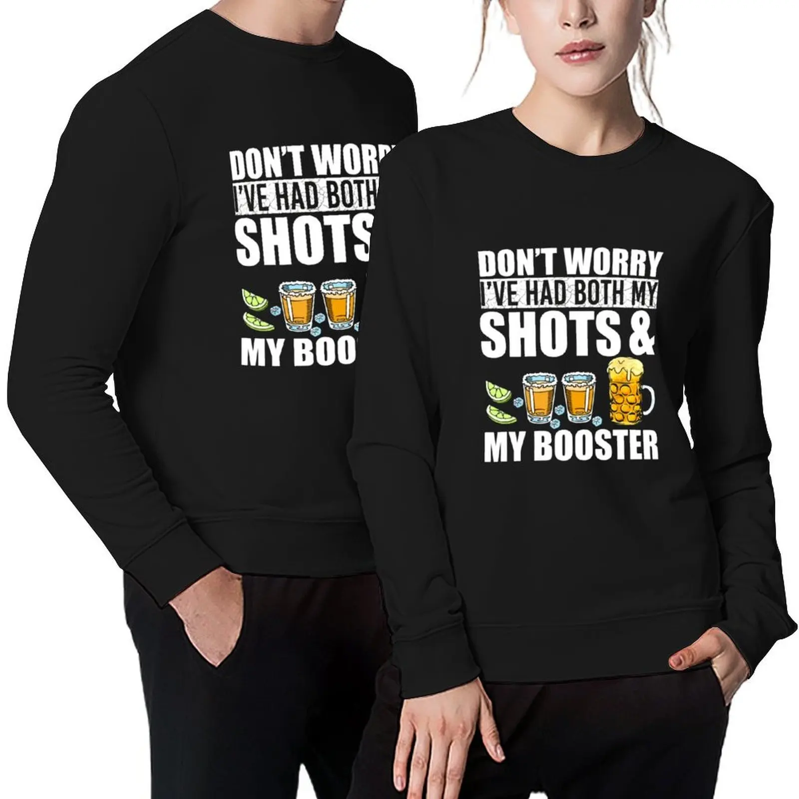 

Don't Worry I've Had Both My Shots And Booster Pullover men's coat mens clothing men's sweat-shirt set pullover
