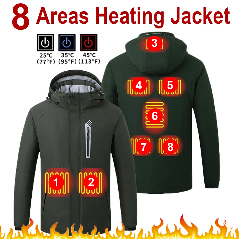 

Fashion Heated Jacket For Men Jacket Heated Winter Women Electric Usb Heater Tactical Jacket Man Thermal Vest Body Warmer Coat