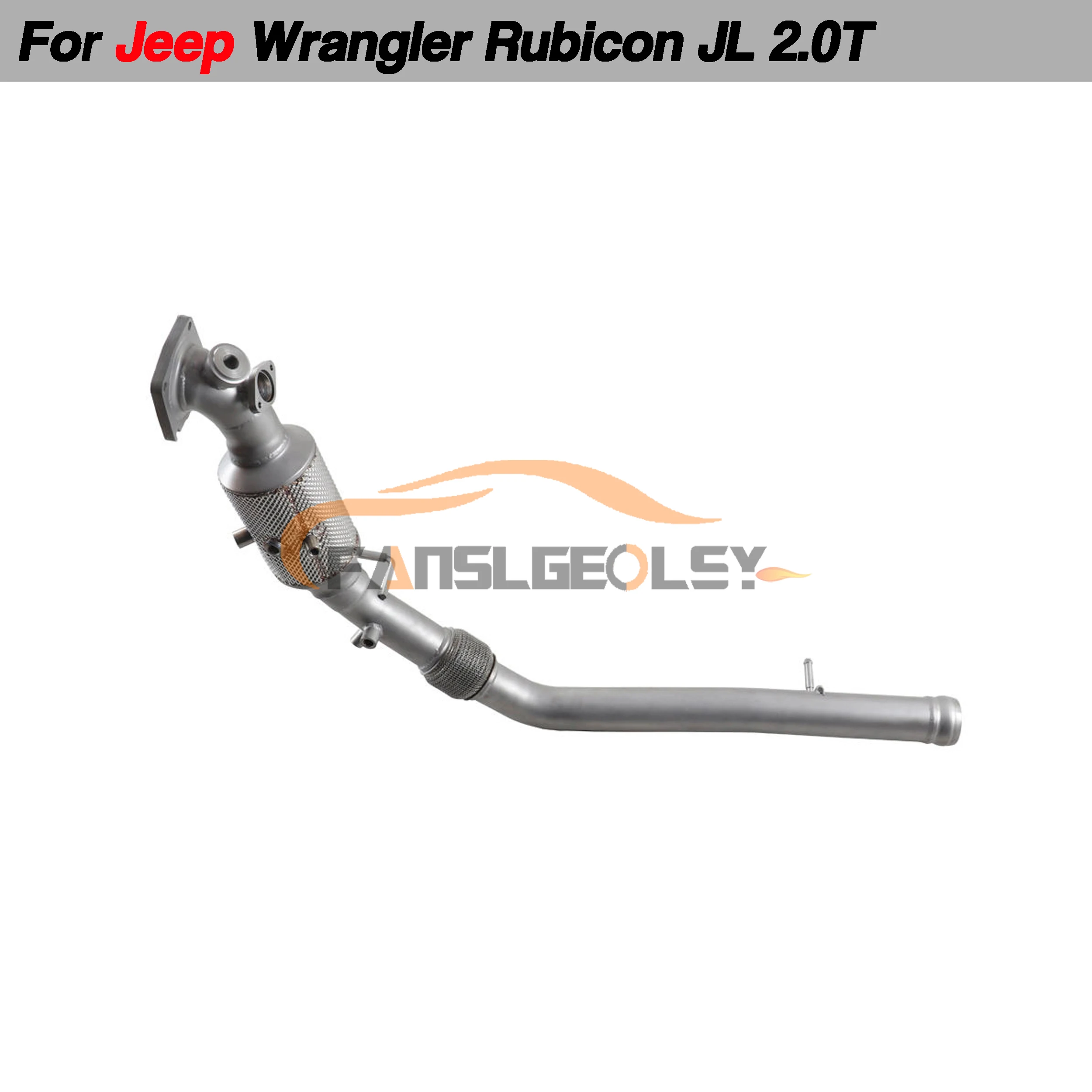 

For Jeep Wrangler Rubicon JL 2.0T Stainless Performance Downpipe Exhaust System With Heat shield and catalytic converter Headers