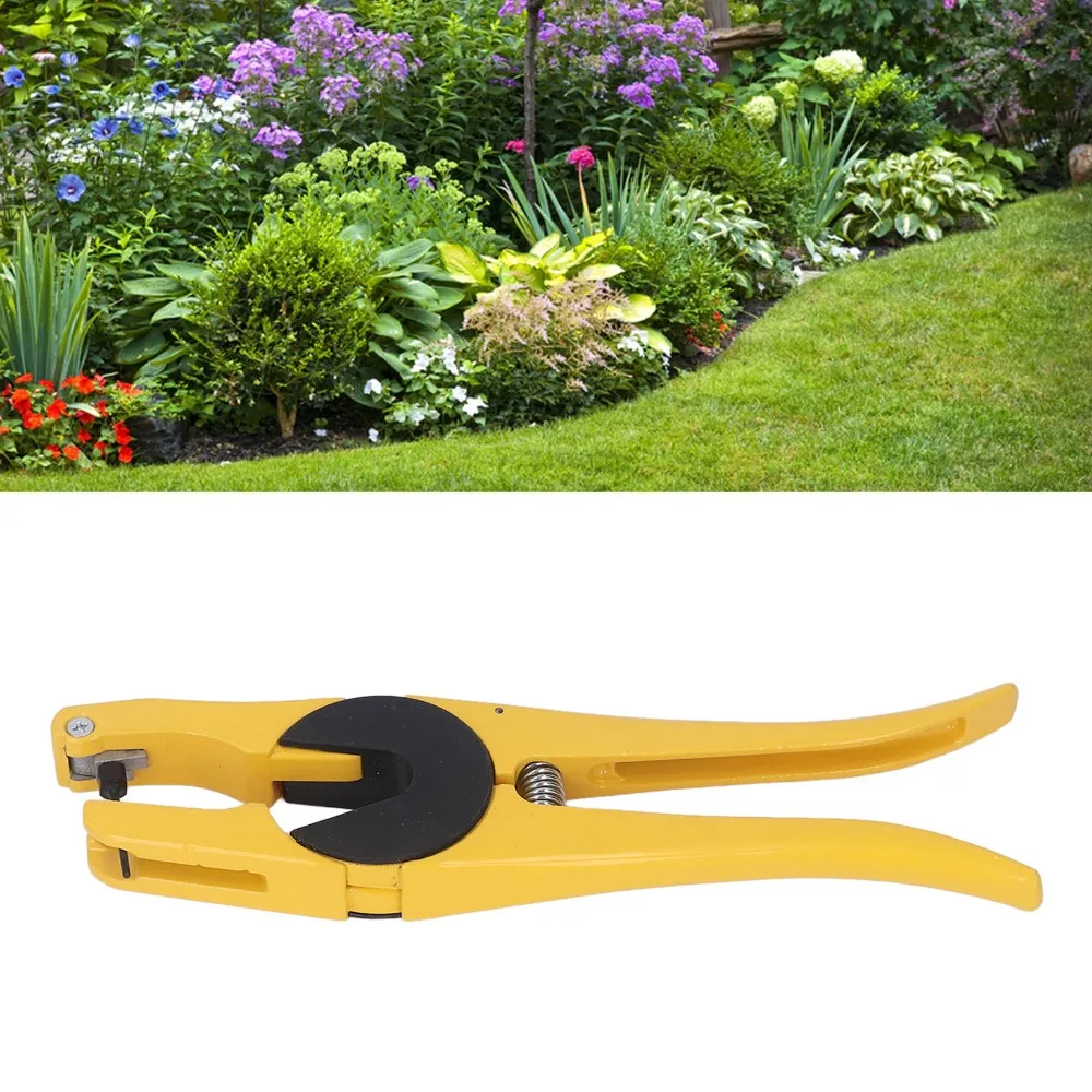 Yellow Cow Ear Tag Pliers Alloy Steel Ergonomic Handle Ear Tag Pliers Wear Resistant 23cm / 9.06inch Integrated Ear Tag Pliers
