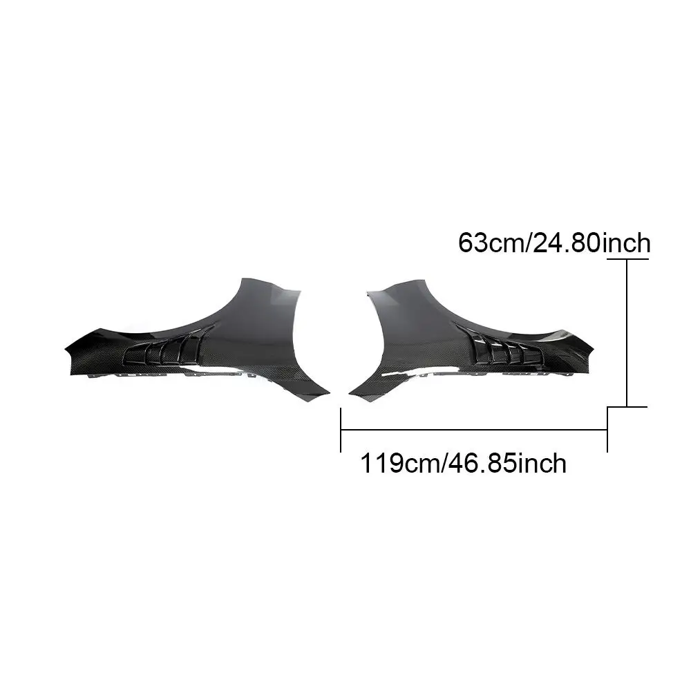 For BMW G87 M2 Coupe 2022-24 Prepreg Dry Carbon Fender Flare Wing