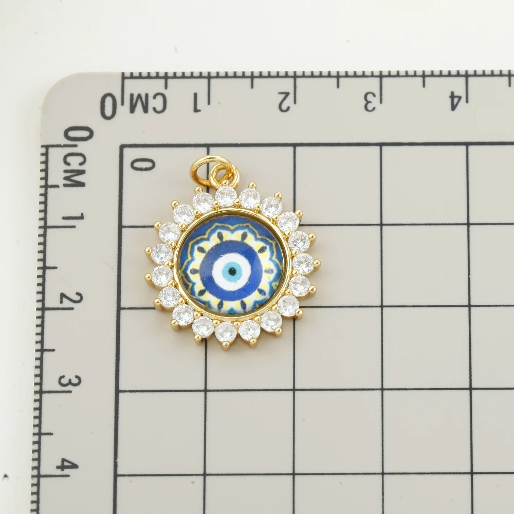 القوطية عيون سحر لمستلزمات صناعة المجوهرات الذهب اللون الزركون Diy أقراط سوار قلادة المفاتيح بالجملة