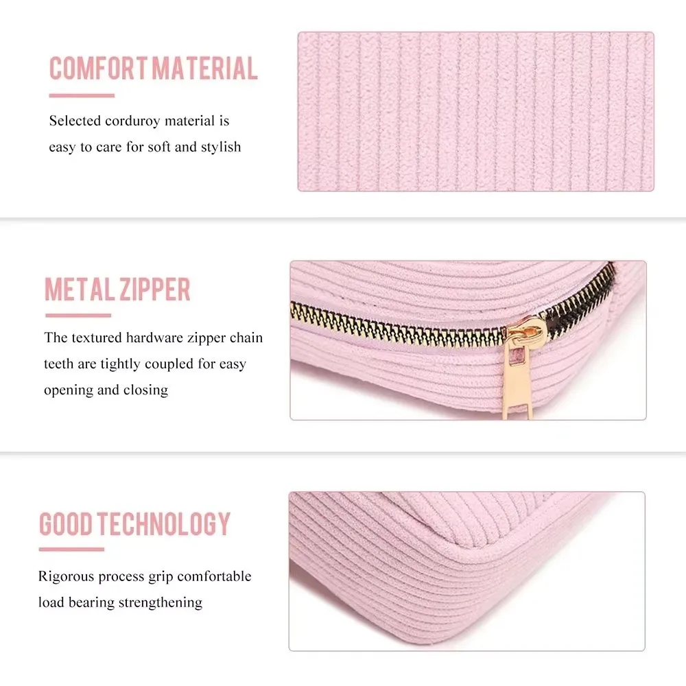 New Large Capacity Sanitary Pads Bag Cosmetics Lipstick Storage Bag Coin Purse Multipurpose Cosmetic Bag Travel