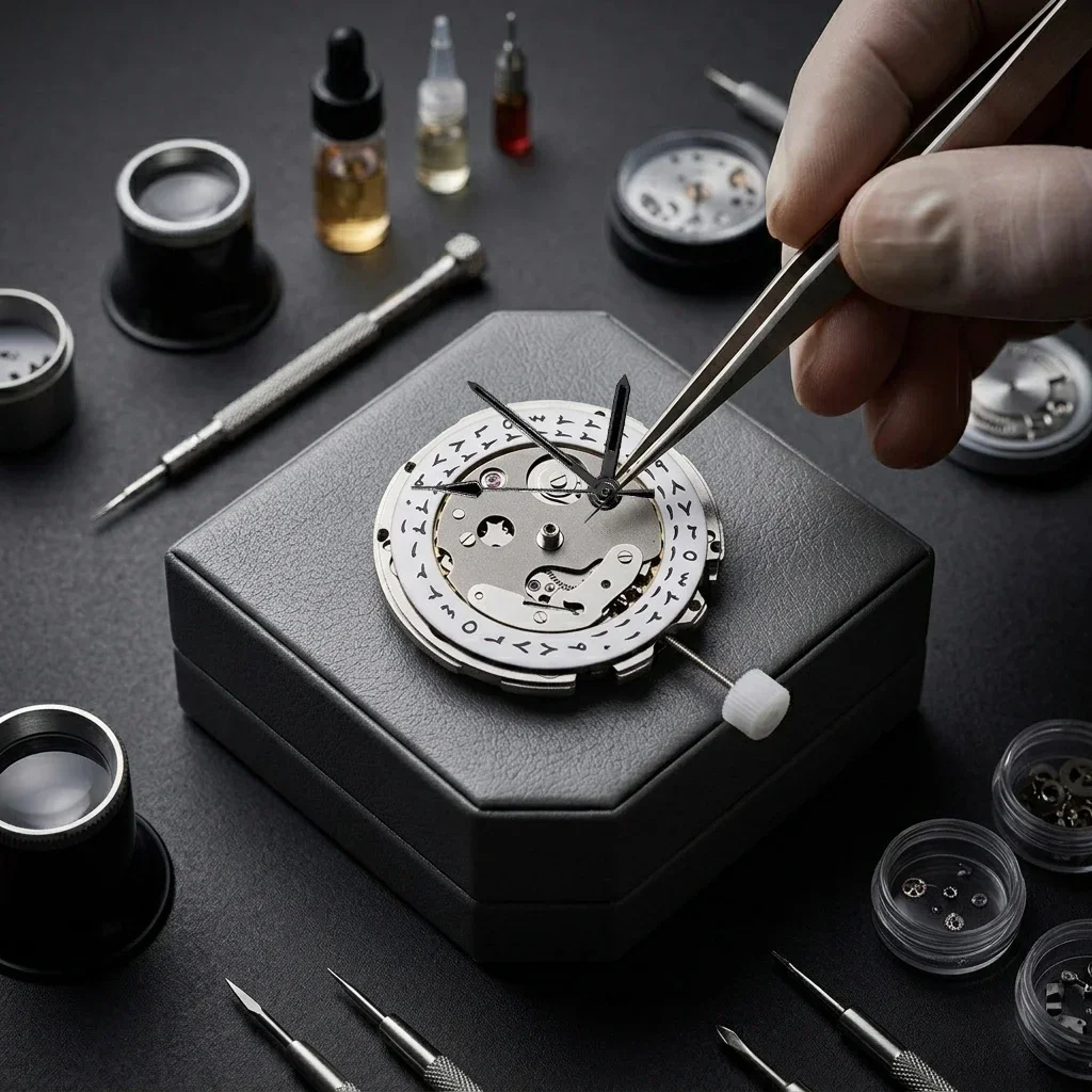 Das chinesische NH35-Uhrwerk kann das japanische NH35-Uhrwerk ersetzen. Datum bei 3,0 und 6,0 Uhr, Kalender, hohe Genauigkeit, automatisches mechanisches NH35A-Uhrwerk. – Detail 5