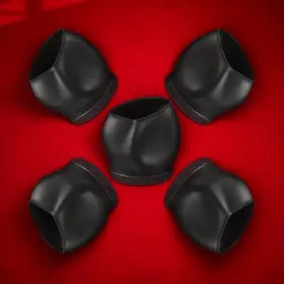 

TPE Floor Protector Caster Cups 5 Pcs for Chair Wheels Desk Stoppers Furniture Leg Guards Non Slip Wear Resistant for Hardwood