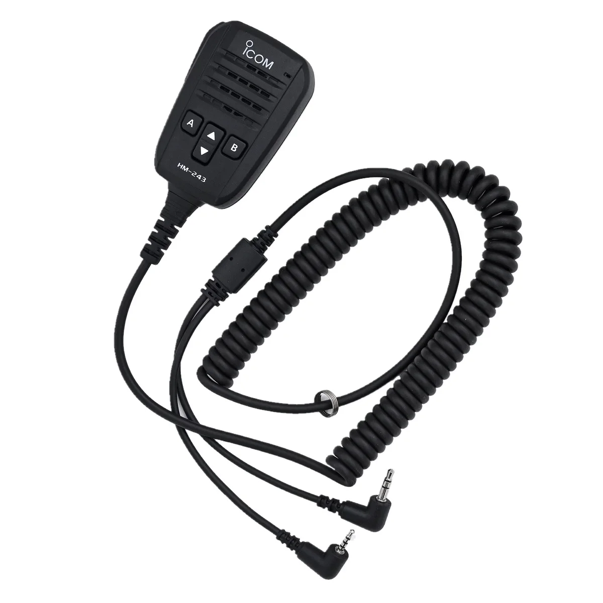 

Оригинальный портативный микрофон с дистанционным управлением HM-243 для радиостанций Icom IC-705 IC-905, мощный динамик, независимые разъемы, микрофон с кнопкой PTT