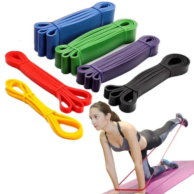 Elastische Weerstand Band Oefening Expander Stretch Fitness Rubber Band Pull Up Assist Bands Voor Training Pilates Home Gym Workout