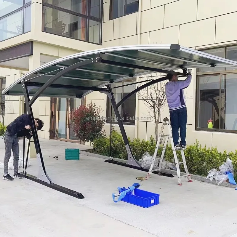 Direct Sales Competitive Price High Snow&Wind Resistance Three Car Carport for Home Use